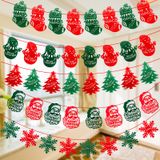  Dây Cờ Nỉ Noel Đủ Mẫu 013 