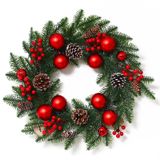  Vòng Nguyệt Quế Trang Trí Noel Quả Nho 