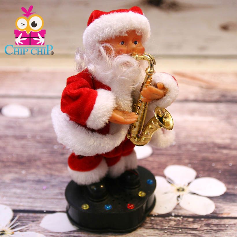  ông già noel thổi kèn 