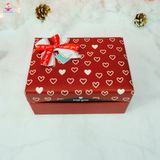  Hộp nắp gập tim nơ 