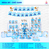  SET trang trí CHÓ XANH 