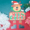 Decal tuần lộc treo giày trang trí Noel