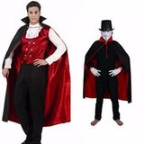  Áo choàng Halloween đỏ đen 110cm 