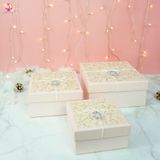  Hộp vuông hoa lá 