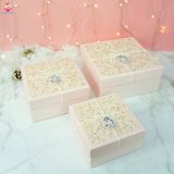  Hộp vuông hoa lá 