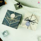  Hộp quà vuông nơ hello 