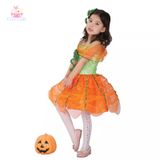  Váy bí ngô voan trẻ em 