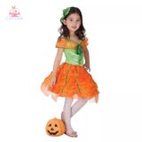  Váy bí ngô voan trẻ em 