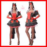  Trang phục hóa trang Halloween nữ váy hoàng hậu 