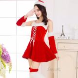  Váy noel thắt dây 