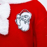 Váy lông cổ nơ và nón 120cm trang phục Noel trẻ em 