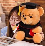  Thú Bông Gấu Bông Ngồi Mặc Áo Cử Nhân - Chipchipshop 