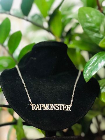  Dây Chuyền Chữ Rapmonster 