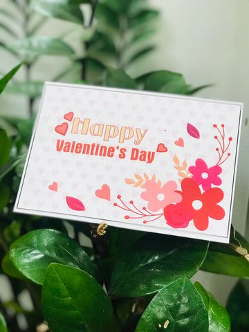  Thiệp Happy Valentine'S Day Bông Hoa Đỏ 