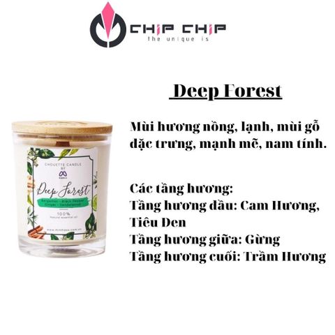  Nến Thơm Chouette Minmax Mùi Deep Forest 182gr 