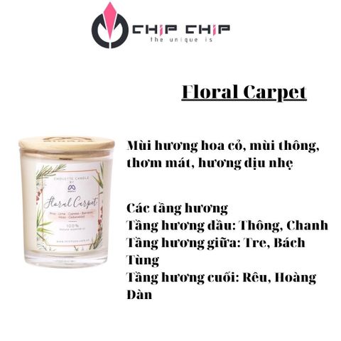  Nến Thơm Chouette Minmax Mùi Floral Carpet 182gr 