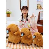  Thú Bông Capybara Chảy Nước Mũi Chậm Màu Nâu - Chipchipshop 