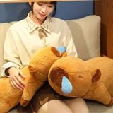  Thú Bông Capybara Chảy Nước Mũi Xanh Dáng Nằm Size 55cm - Chipchipshop 