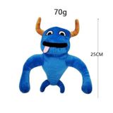  Thú Bông PanPan Quái Vật Sừng Vàng, Le Lưỡi Màu Xanh Biển Size 25cm - Chipchipshop 