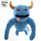  Thú Bông PanPan Quái Vật Sừng Vàng, Le Lưỡi Màu Xanh Biển Size 25cm - Chipchipshop 