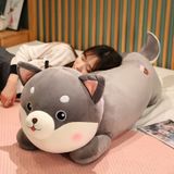  Gối Ôm Dài Chó Nằm Trà Sữa Màu Xám Size 110cm - Chipchipshop 