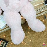  Thú Bông Gấu Teddy Màu Kem Ngực 3 Trái Tim Màu Size 100cm - Chiphipshop 