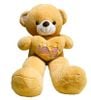  Thú Bông Gấu Teddy Lông Vàng Ôm Tim Chữ Love Size 100cm - Chipchipshop 