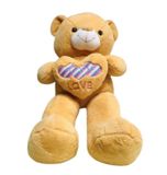  Thú Bông Gấu Teddy Vàng Ôm 3 Tim Chữ Love - Chipchipshop 