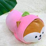  Thú Bông Chó Nâu Áo Peach Size 50cm - Chipchipshop 