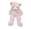  Thú Bông Gấu Teddy Màu Kem Ngực 3 Trái Tim Màu Size 100cm - Chiphipshop 