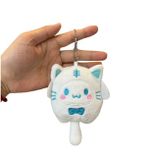  Móc Khóa Thú Bông Cinnamon Trắng Tròn Size 12cm - Chipchipshop 