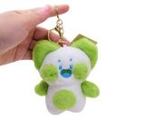  Móc Khóa Thú Bông Mèo Dudu Màu Xanh Lá Size 12cm - Chipchipshop 
