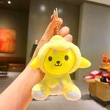  Móc Khóa Thú Bông Sanrio Ngồi Tai Dài Màu Vàng Size 14cm - Chipchipshop 