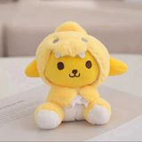  Móc Khóa Thú Bông Sanrio Ngồi Tai Dài Màu Vàng Size 14cm - Chipchipshop 