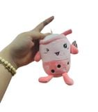  Móc Khóa Thú Bông Trà Sữa Nháy Mắt Màu Hồng Size 13cm - Chipchipshop 