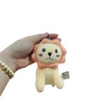  Móc Khóa Thú Bông Sư Tử Vàng Ngồi Size 14cm - Chipchipshop 