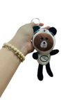  Móc Khóa Thú Bông Gấu Brown Đội Nón Gấu Trúc Size 16cm - Chipchipshop 