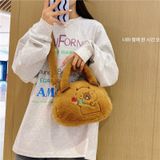  Túi Đeo Vai,Xách Tay Capybara Cầm Cành Hoa Hồng Size 25x17cm - Chipchipshop 