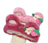  Băng Đô Gấu Dâu Màu Hồng Nhạt / Hồng Đậm - Chipchipshop 