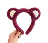  Cài Tóc Gấu Dâu Đơn Màu Hồng Nhạt / Hồng Đậm - Chipchipshop 