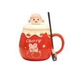  Ly Sứ Bé Gái Cherry Màu Đỏ (056) - Chipchipshop 