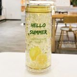 Bình Nước Thủy Tinh Hello Summer Màu Vàng (4008) - Chipchipshop 