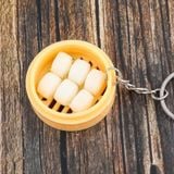  Móc Khóa Nhựa Xửng Bánh Bao - Chipchipshop 