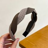  Cài Tóc Caro Vải Bản Lớn - Chipchipshop 