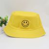  Nón Thời Trang Rộng Vành Mặt Cười Tròn Màu Vàng - Chipchipshop 