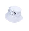  Nón Thời Trang Rộng Vành Mặt Cười Màu Trắng - Chipchipshop 