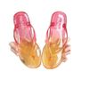  Dép Nhựa Dẻo Trong Suốt Màu Loang Hồng Size 38 - Chipchipshop 