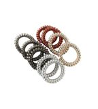  Set 4 Cột Tóc Lò Xo Nhiều Màu Bóng  - Chipchipshop 
