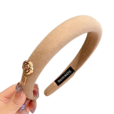  Cài Tóc Hoa Hồng Bản Lớn Màu Kem - Chipchipshop 