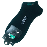  Vớ Cotton Lacoste Cá Sấu Màu Đen - Chipchipshop 